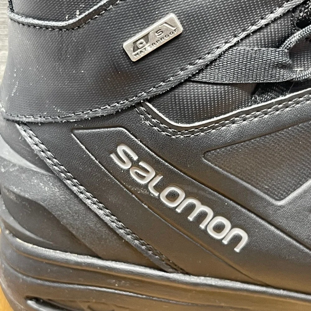 Salomon Toundra Pro CSWP Boot Men 13 Black Waterproof Insulate 381318 Gorpcore